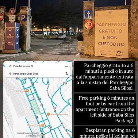 Apartamento Miramare 5 Posti Letto